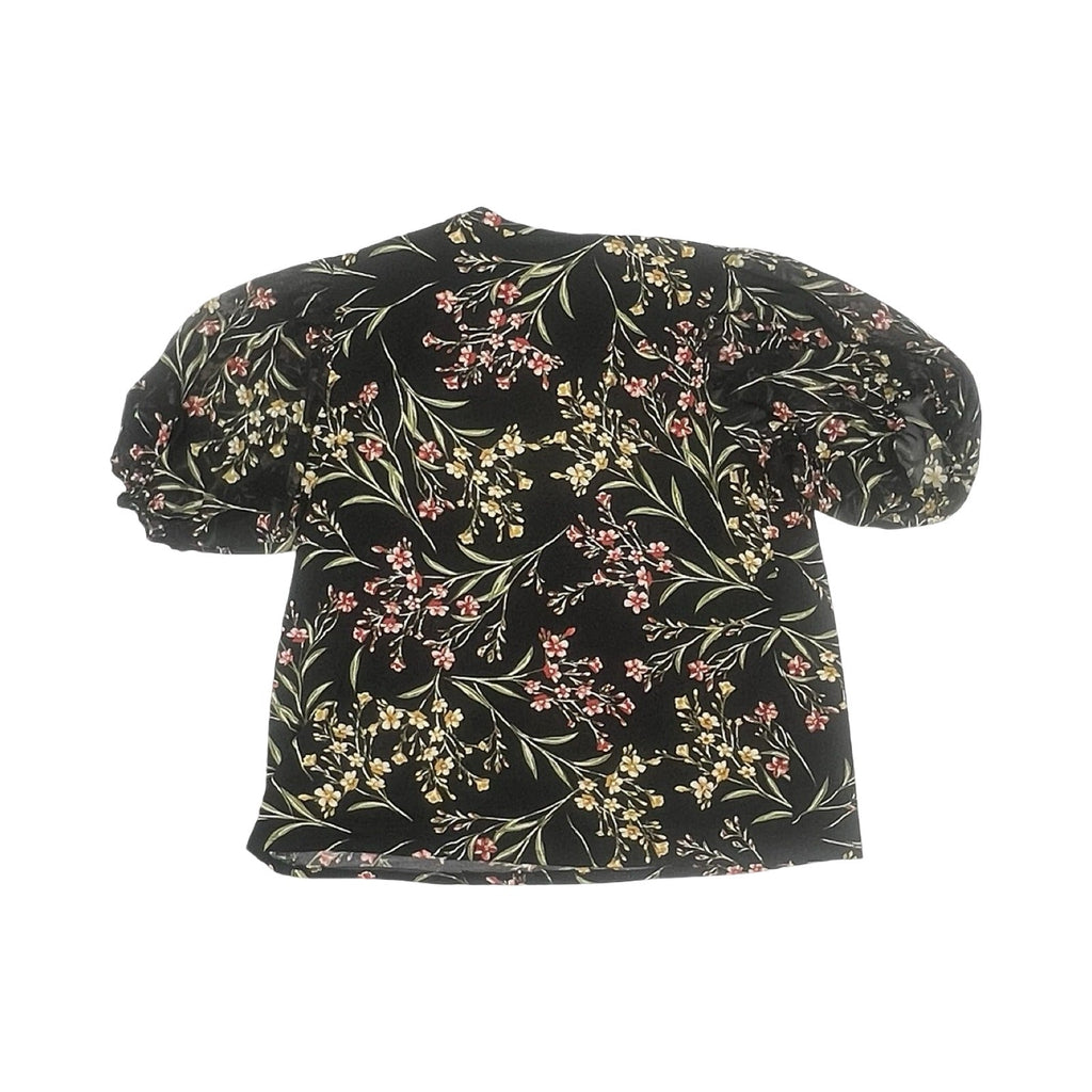 Blouse Ss By Cmf In Floral Print, Size:1X