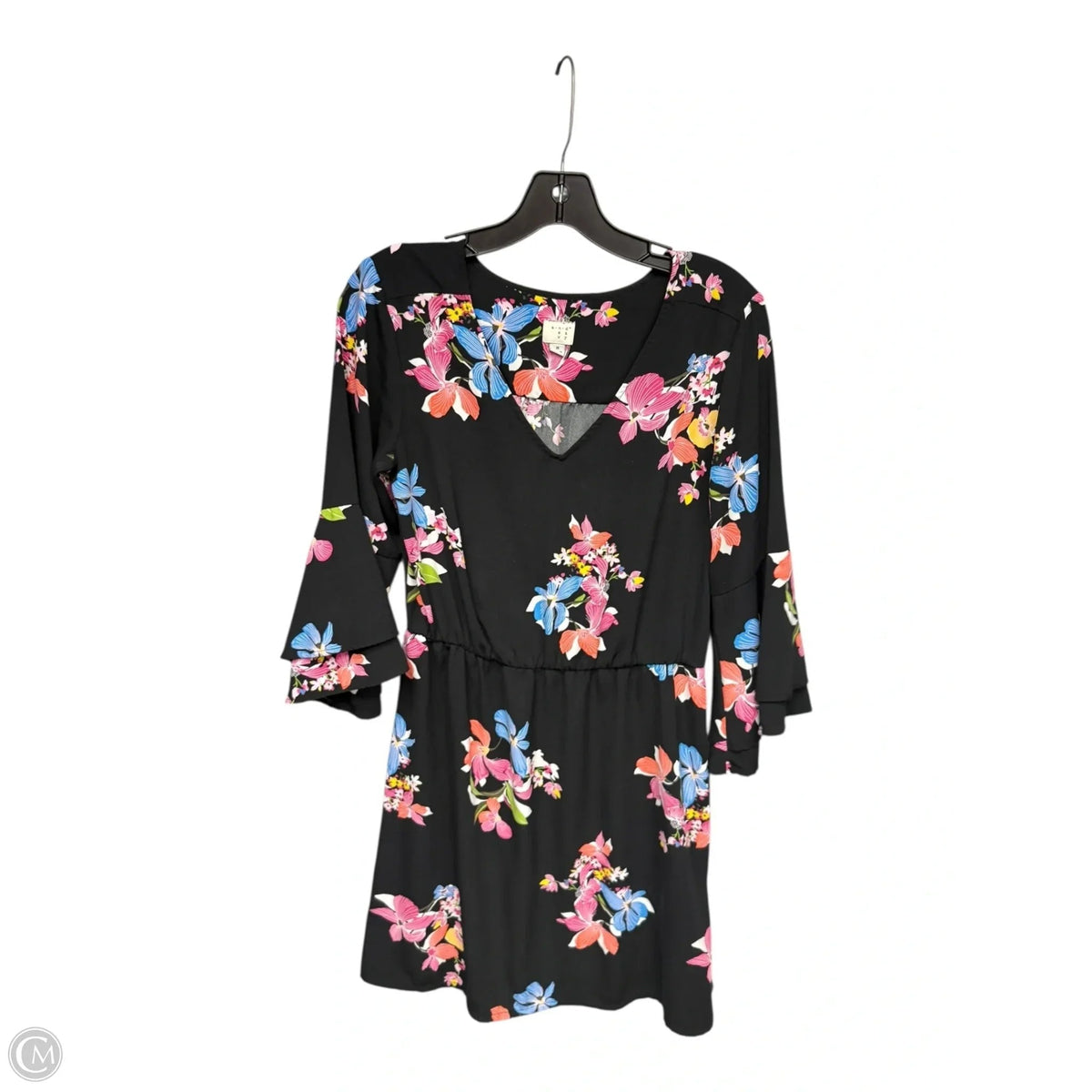 Dress Casual Midi By A New Day In Floral Print, Size: M