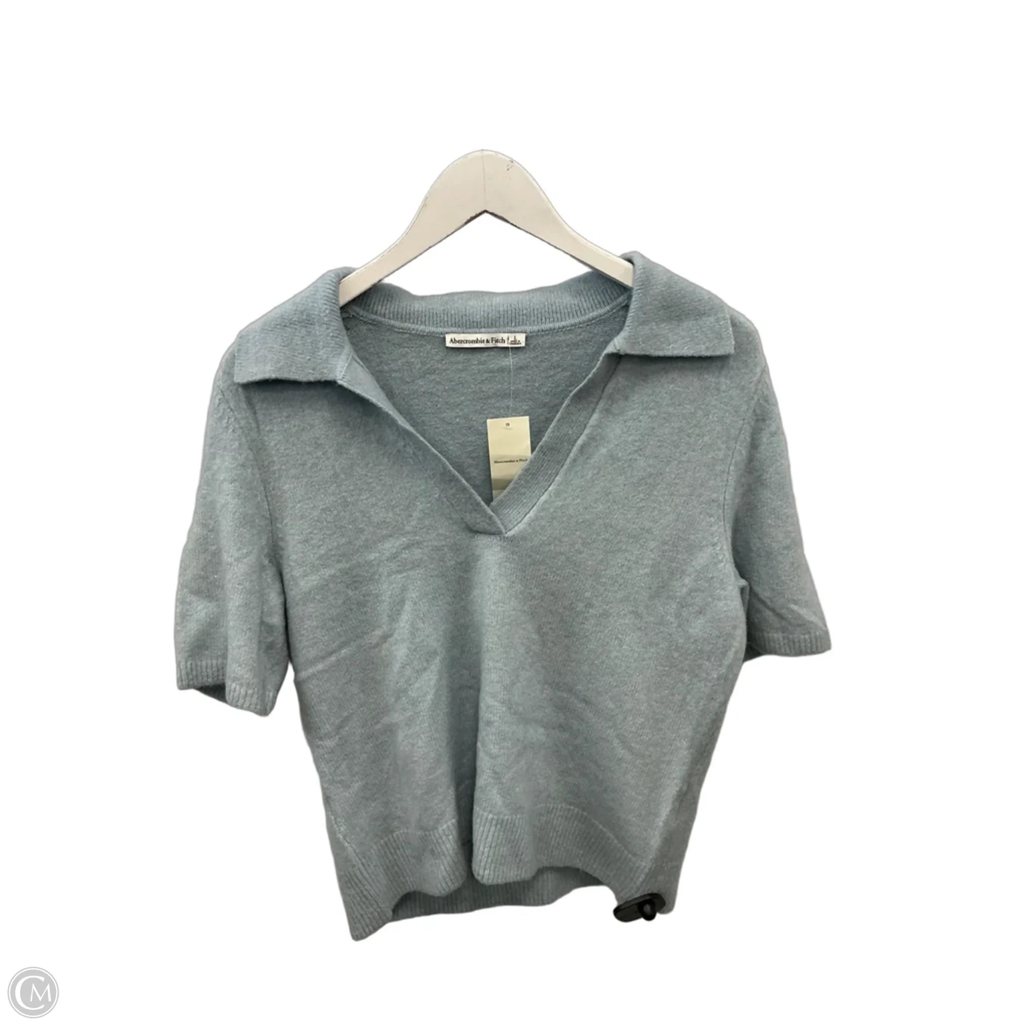 Sweater Short Sleeve By Abercrombie And Fitch In Blue, Size: L