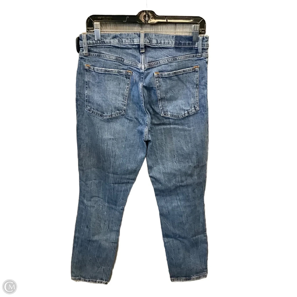 Jeans Skinny By Abercrombie And Fitch In Blue Denim, Size: 8p