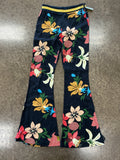Pants Designer By Farm Rio In Navy, Size:Xs