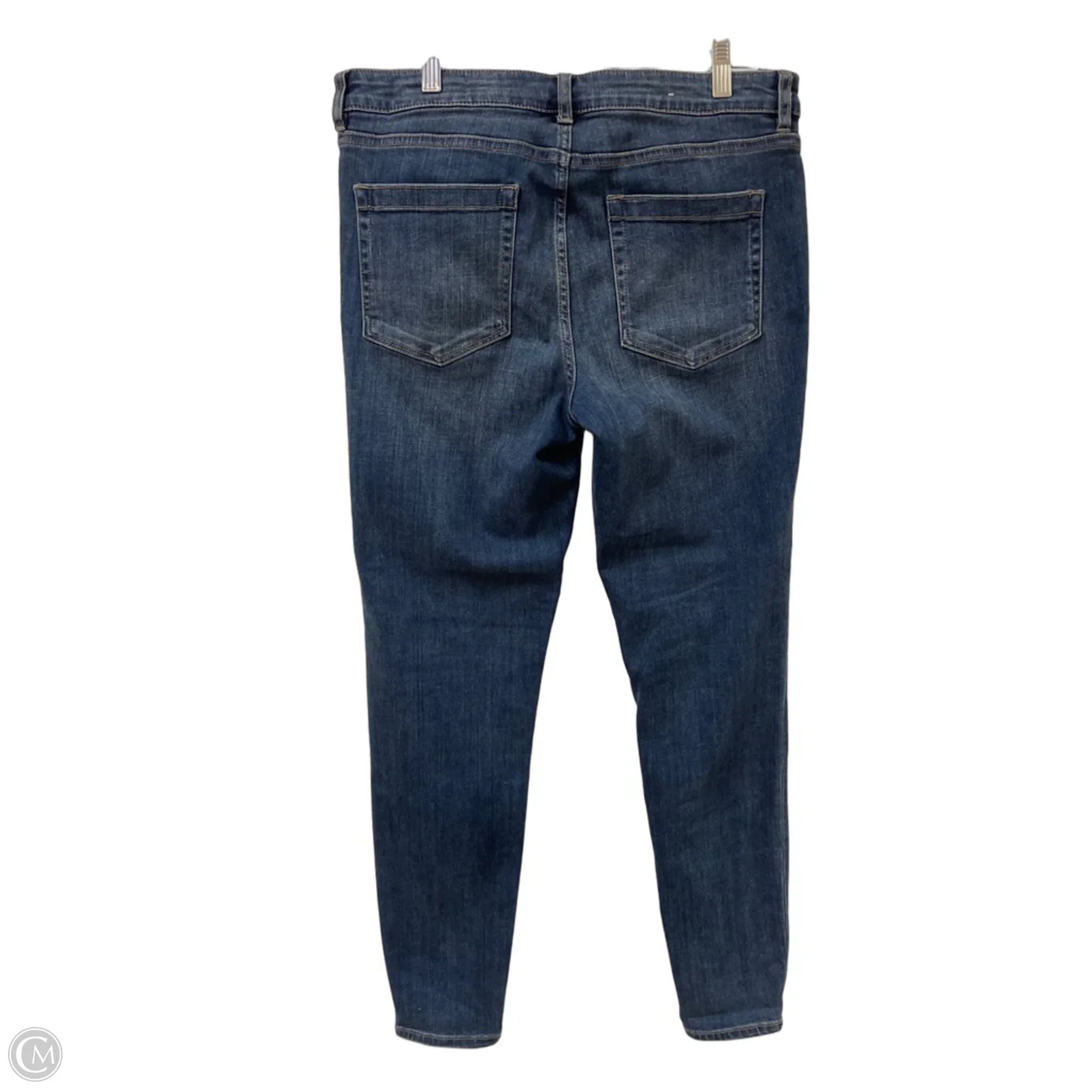 Jeans Skinny By Vince Camuto In Blue Denim, Size: 12