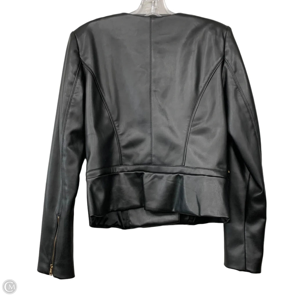 Jacket Moto By White House Black Market In Black, Size: 4