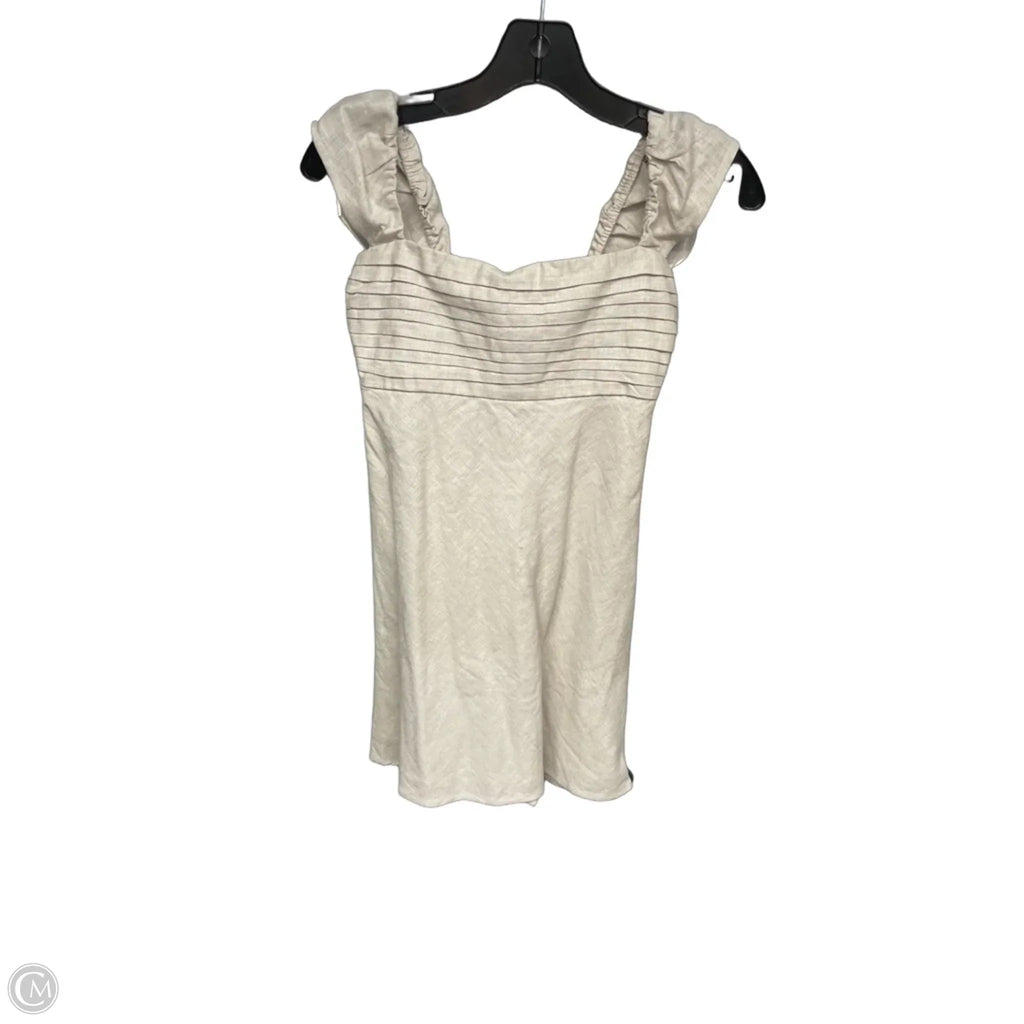 Dress Casual Short By Abercrombie And Fitch In Beige, Size: Xs