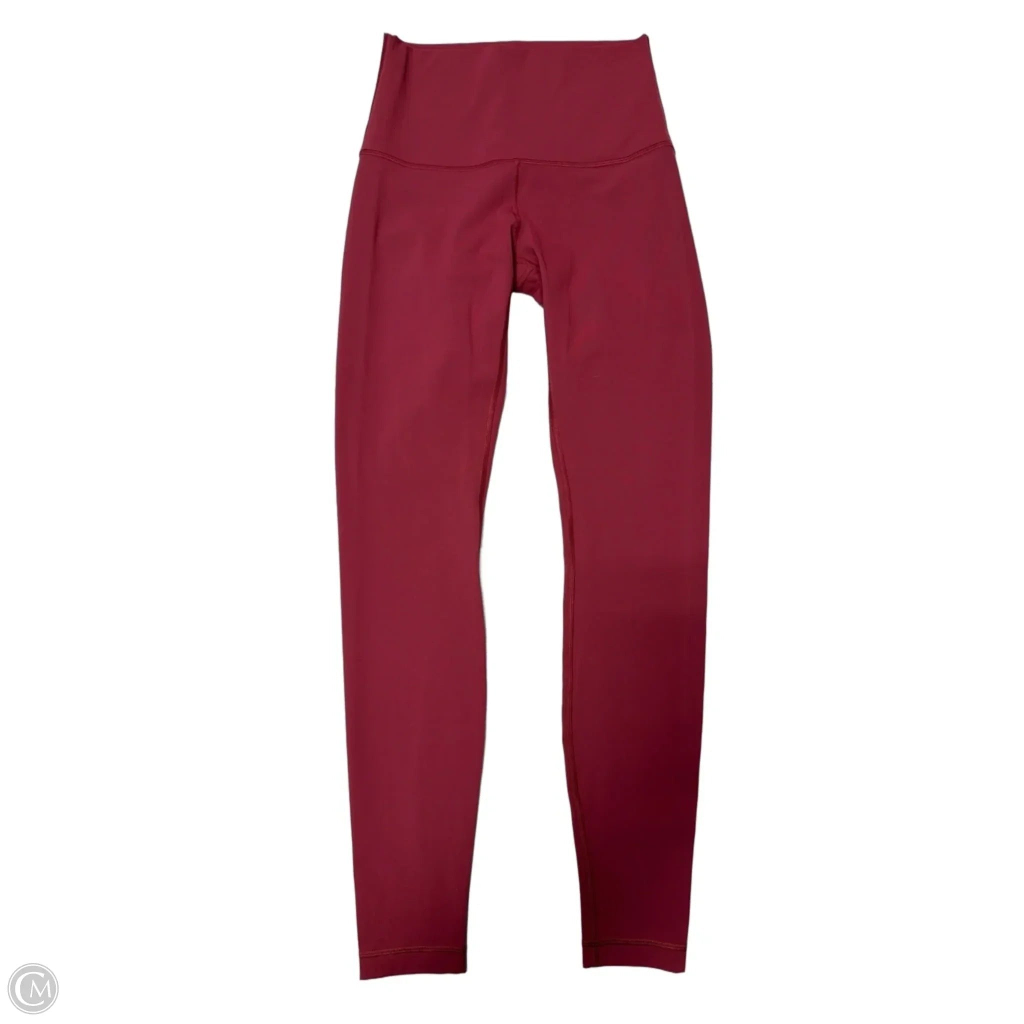 Athletic Leggings By Lululemon In Red, Size: 6