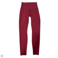 Athletic Leggings By Lululemon In Red, Size: 6