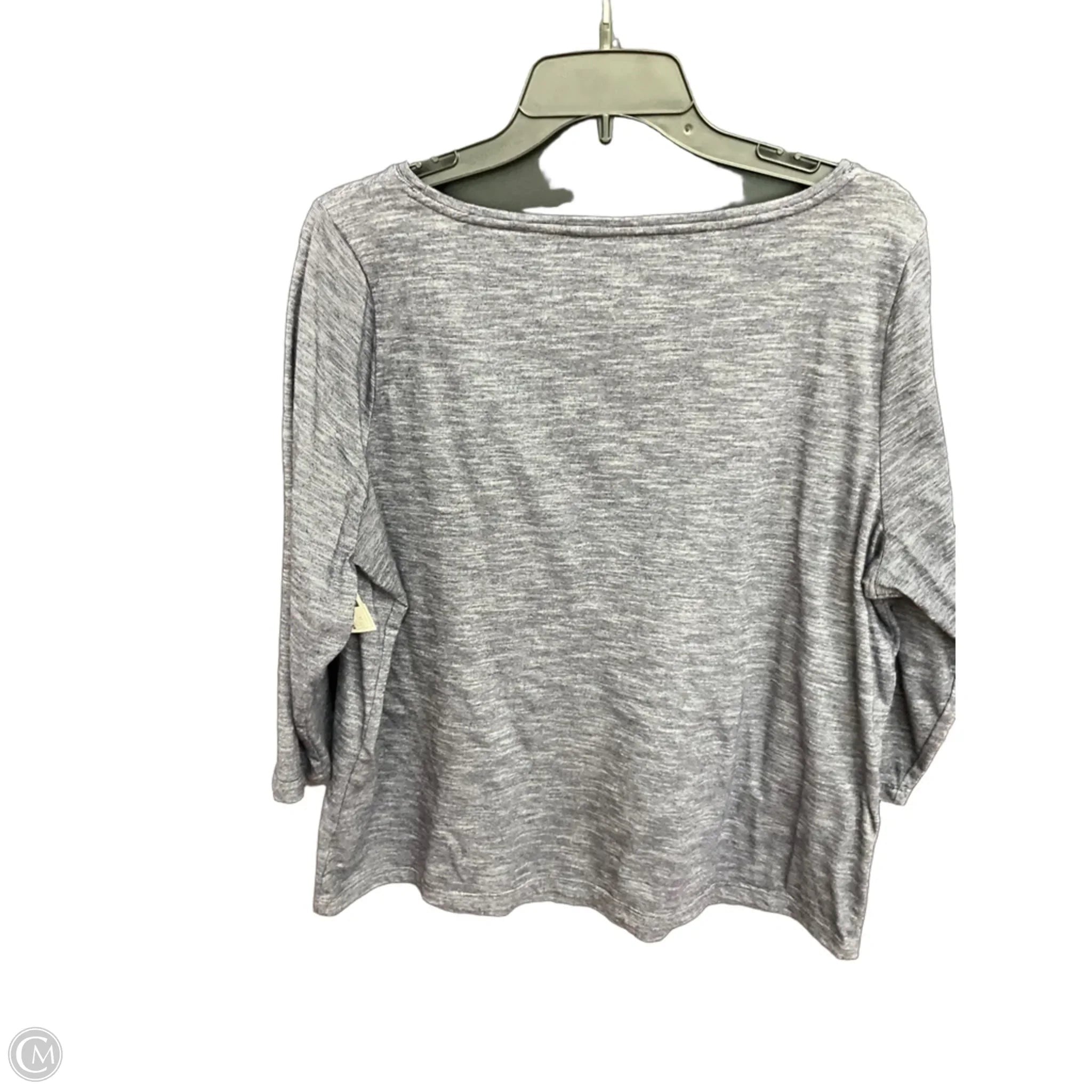 Top 3/4 Sleeve By Talbots In Navy, Size: 2x