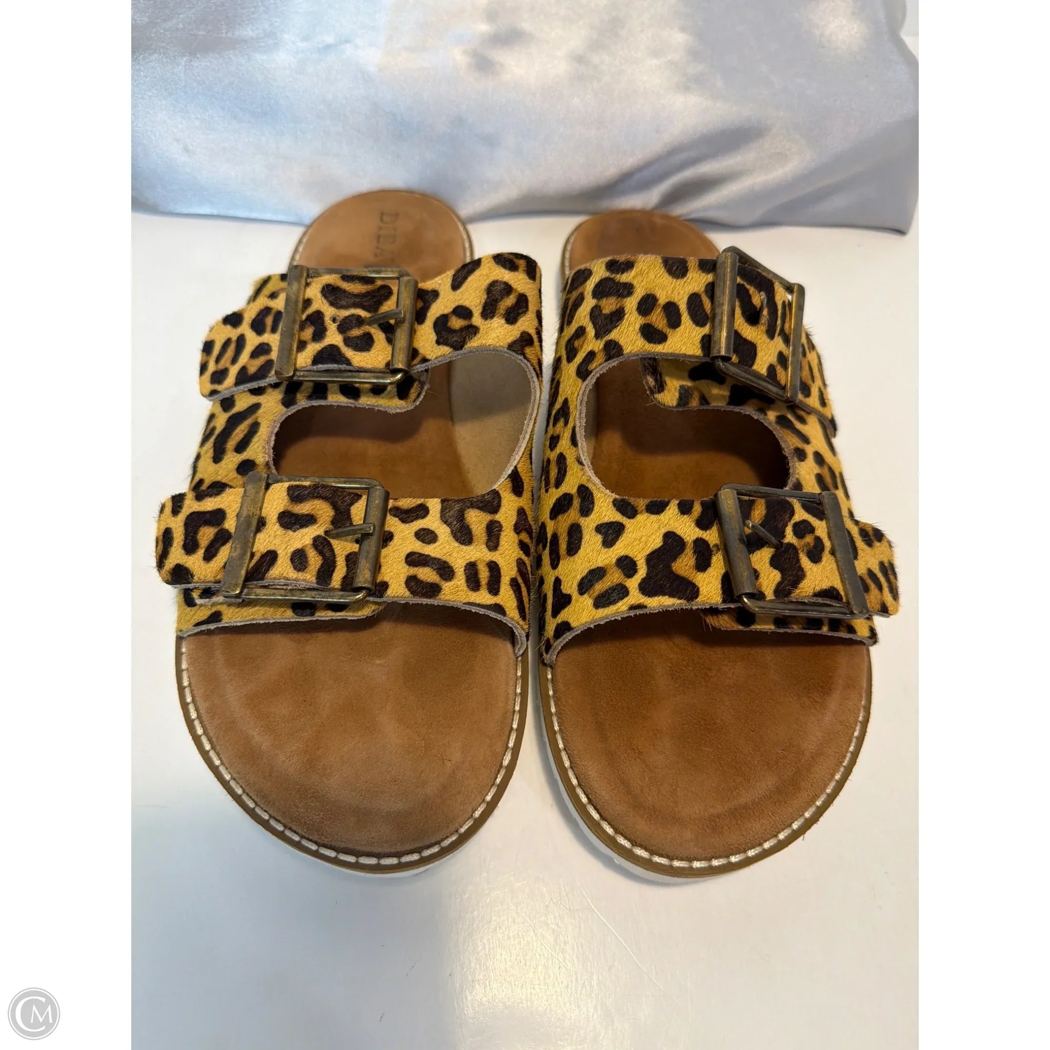 Sandals Flats By Diba In Animal Print, Size: 8.5