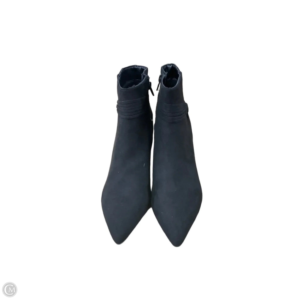 Boots Ankle Heels By East 5th In Black, Size: 8.5
