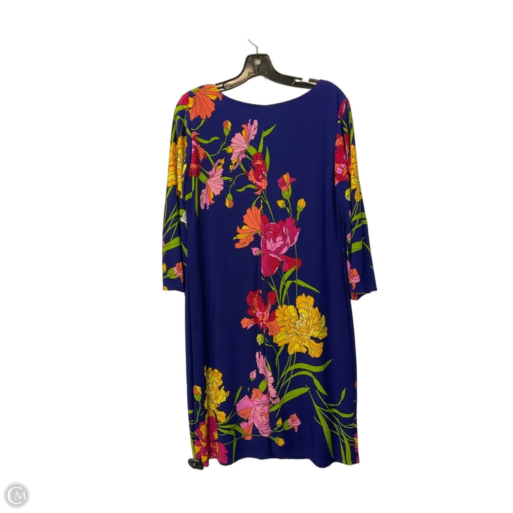 Dress Casual Midi By Ronnie Nicole In Floral Print, Size: 12
