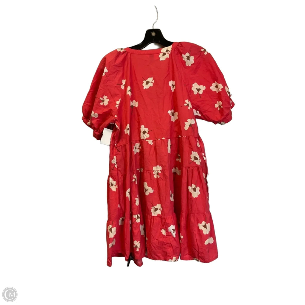 Dress Casual Short By Universal Thread In Red, Size: M