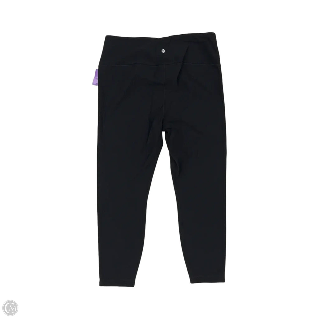 Athletic Leggings By 90 Degrees By Reflex In Black, Size: Xxl