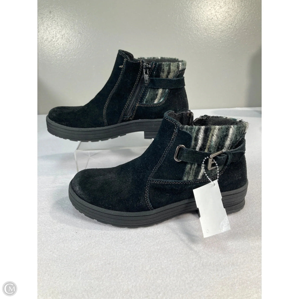 Boots Ankle Flats By Earth Origins In Black, Size: 7