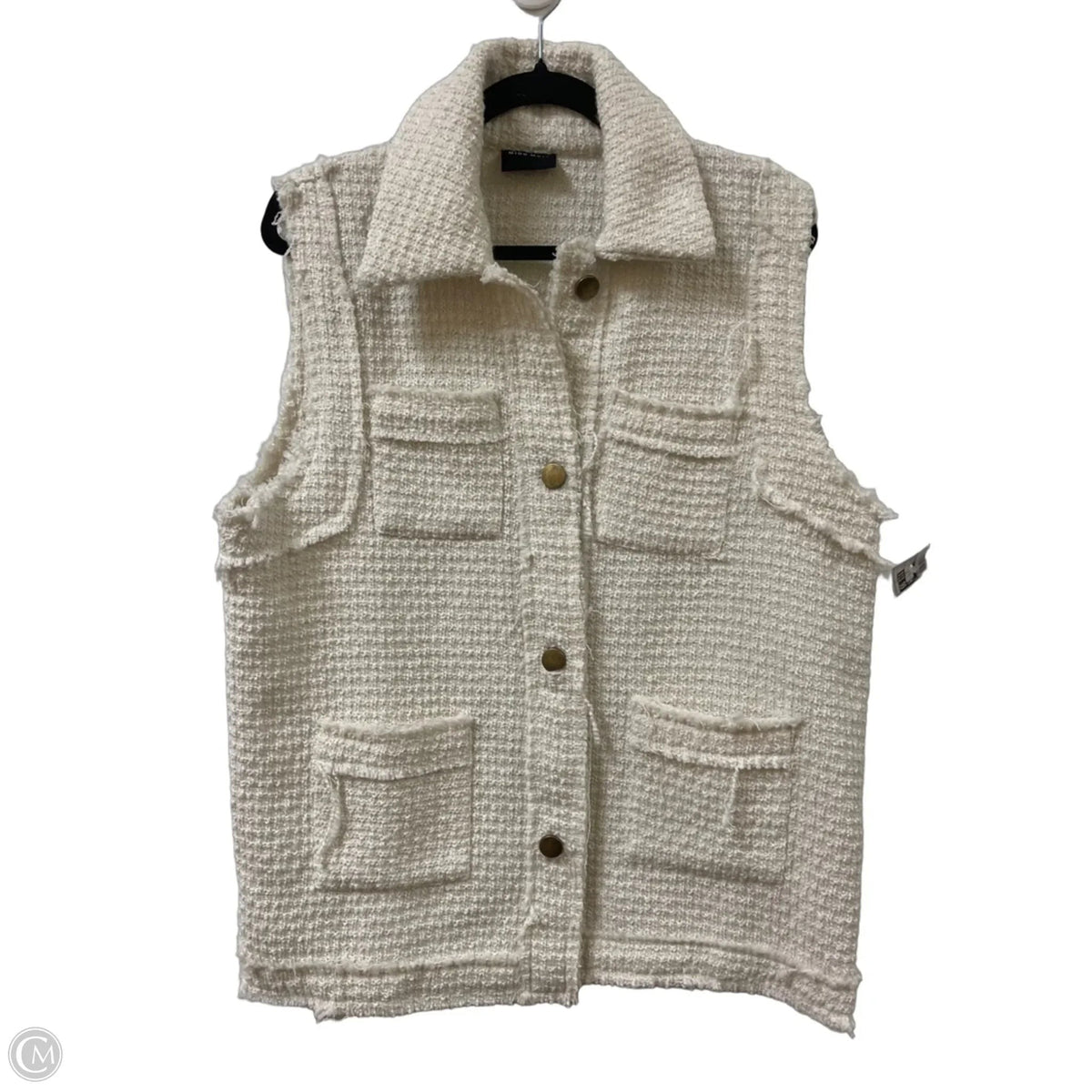 Vest Other By Miou Muse In Cream, Size: L