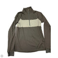 Athletic Top Long Sleeve Collar By Champion In Black, Size: M