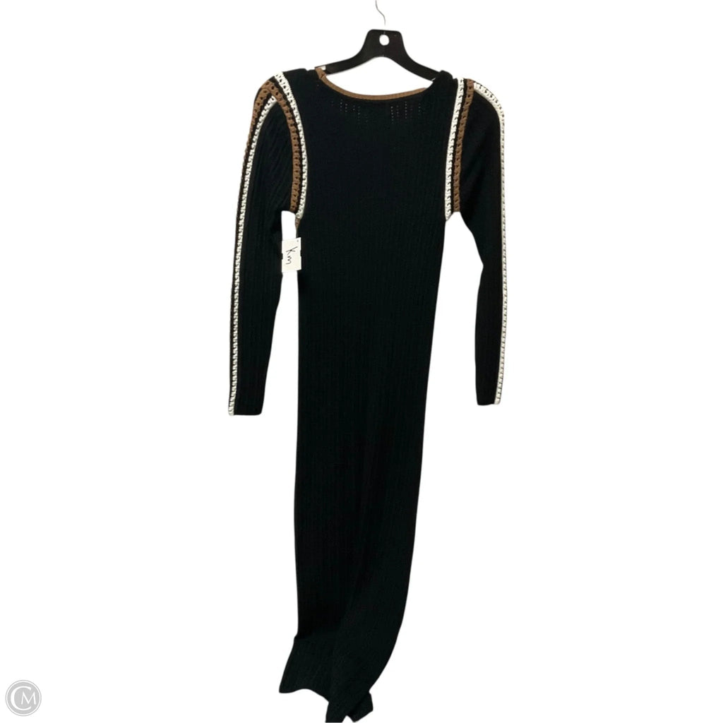 Dress Designer By Camila Coelho In Black & Brown, Size: S