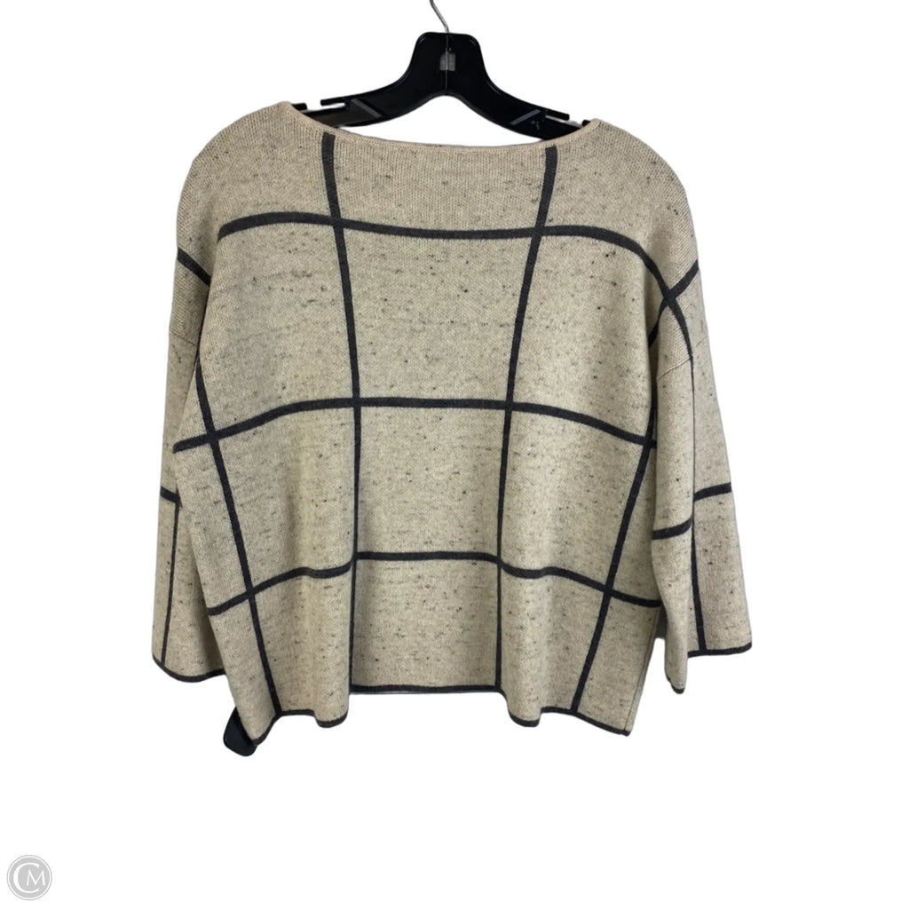 Top Long Sleeve By Eileen Fisher In Brown, Size: Mp