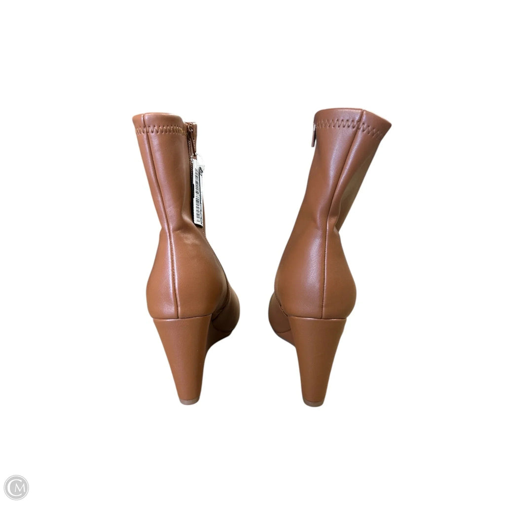 Boots Ankle Heels By A New Day In Brown, Size: 8.5
