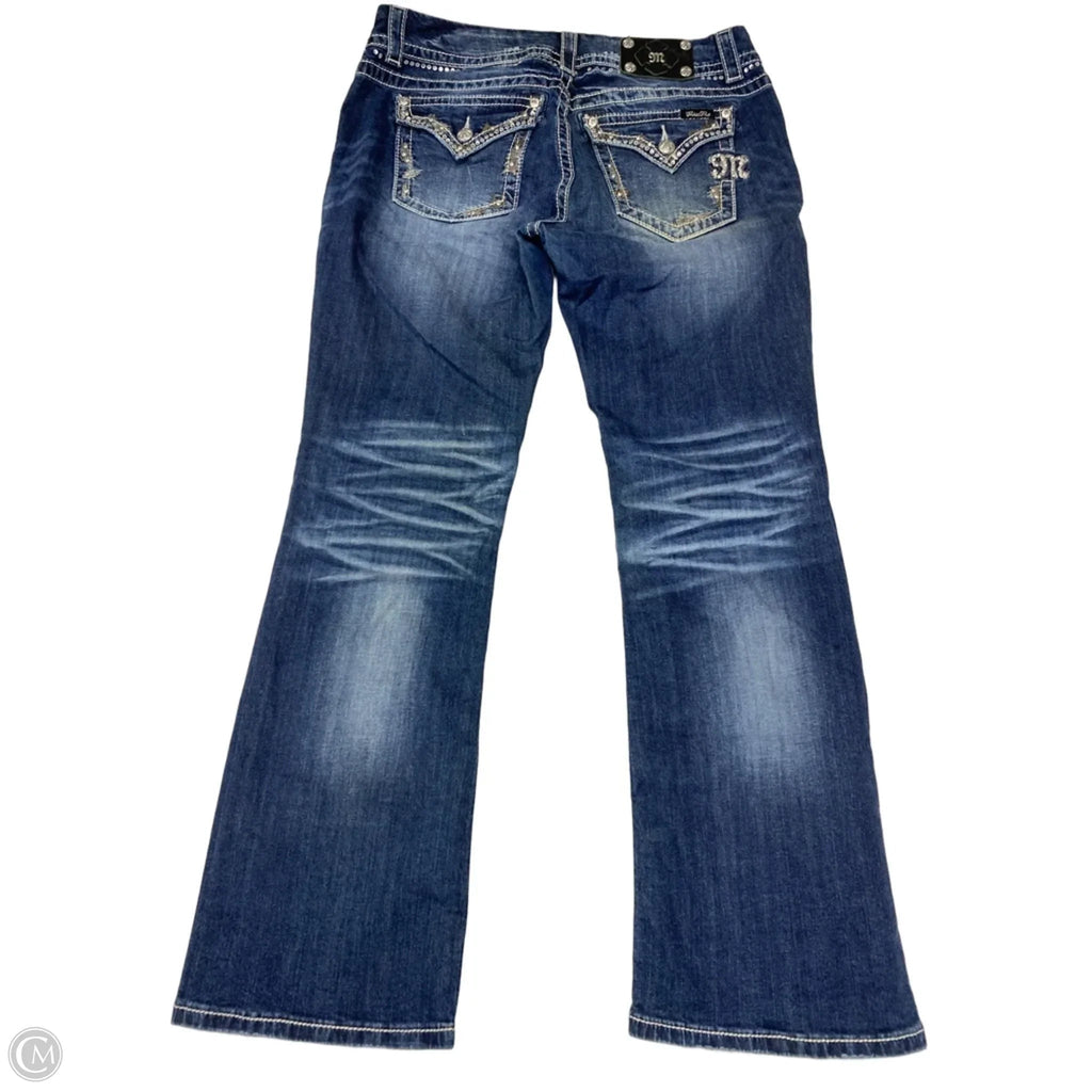 Jeans Boot Cut By Miss Me In Blue, Size: 14