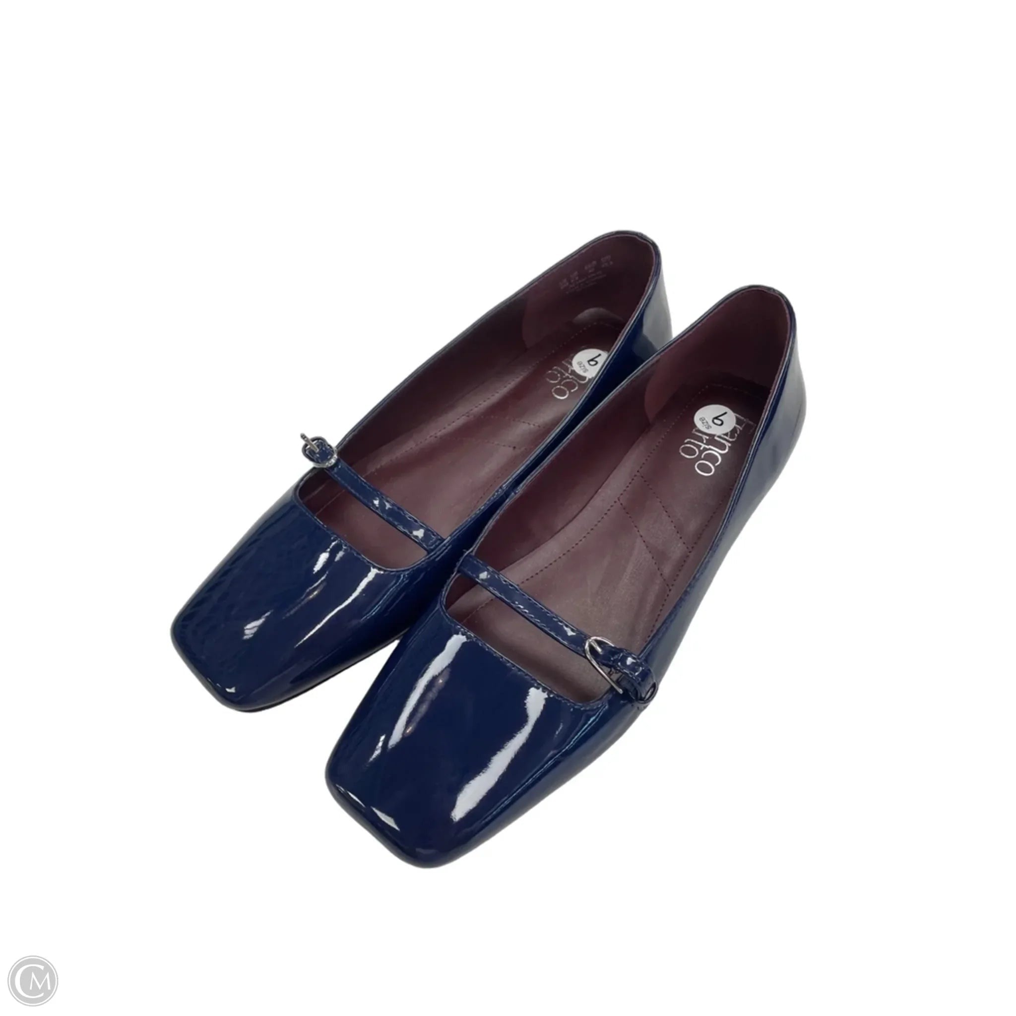 Shoes Flats By Franco Sarto In Navy, Size: 9