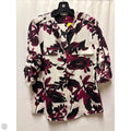 Top Long Sleeve By Calvin Klein In Maroon, Size: M