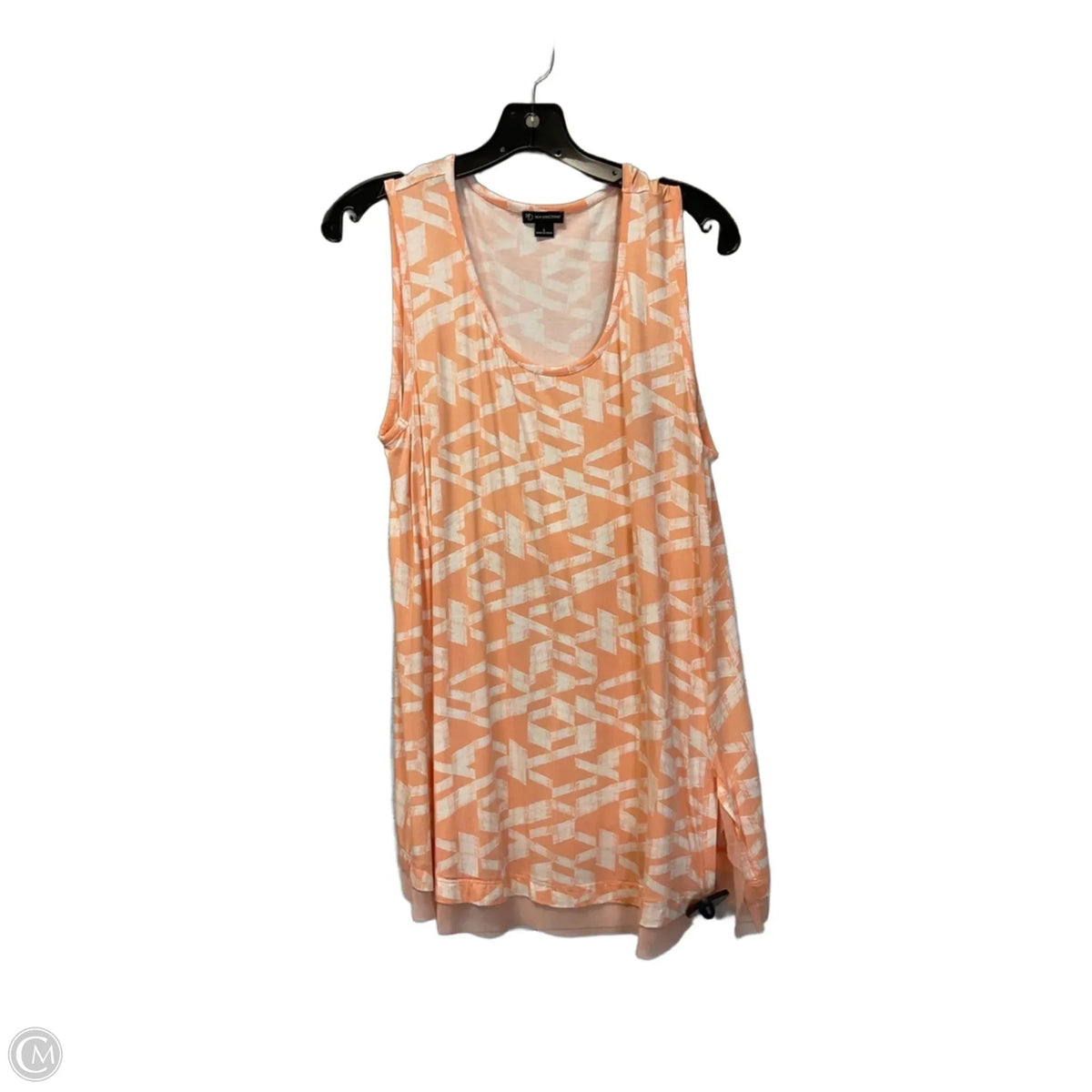 Top Sleeveless By New Directions In Peach, Size: L