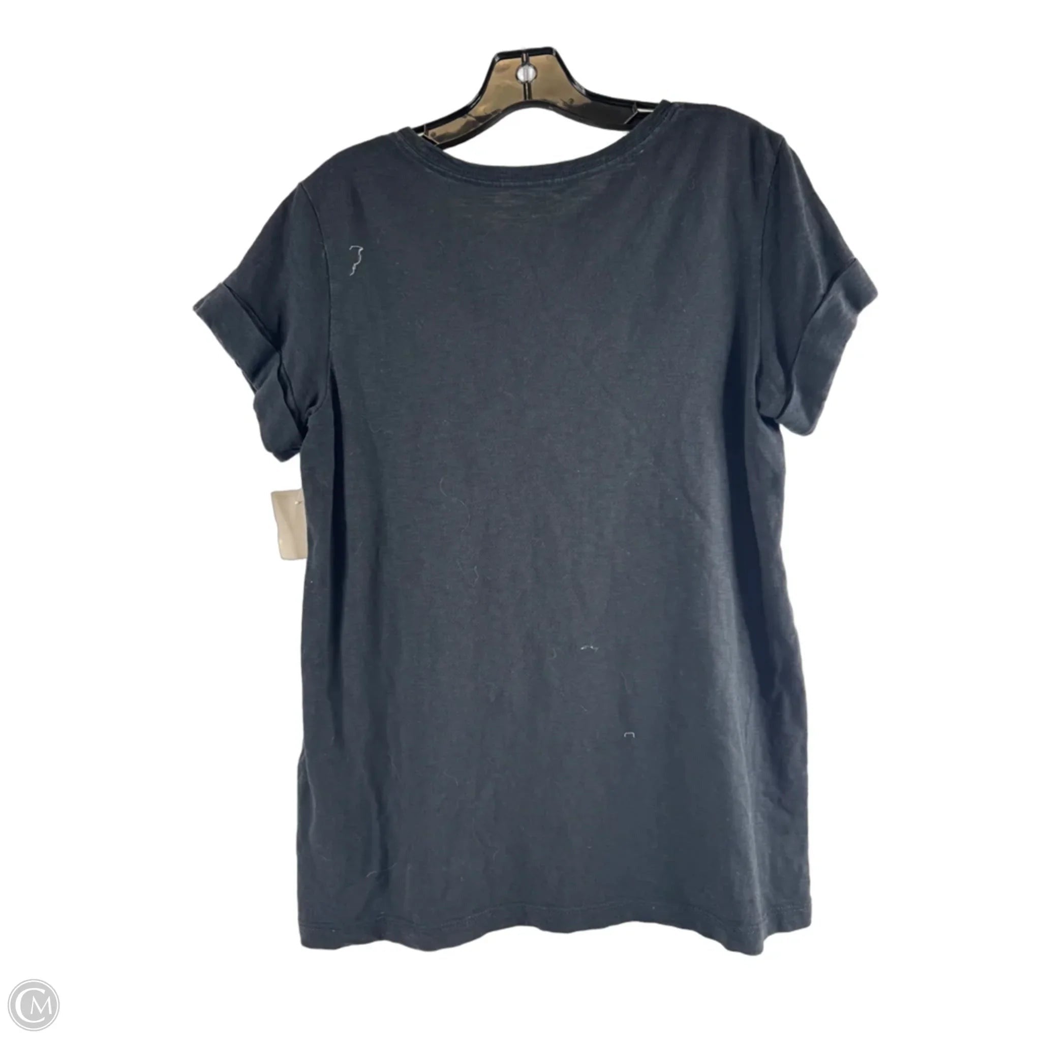 Top Short Sleeve Designer By Kate Spade In Black, Size: S