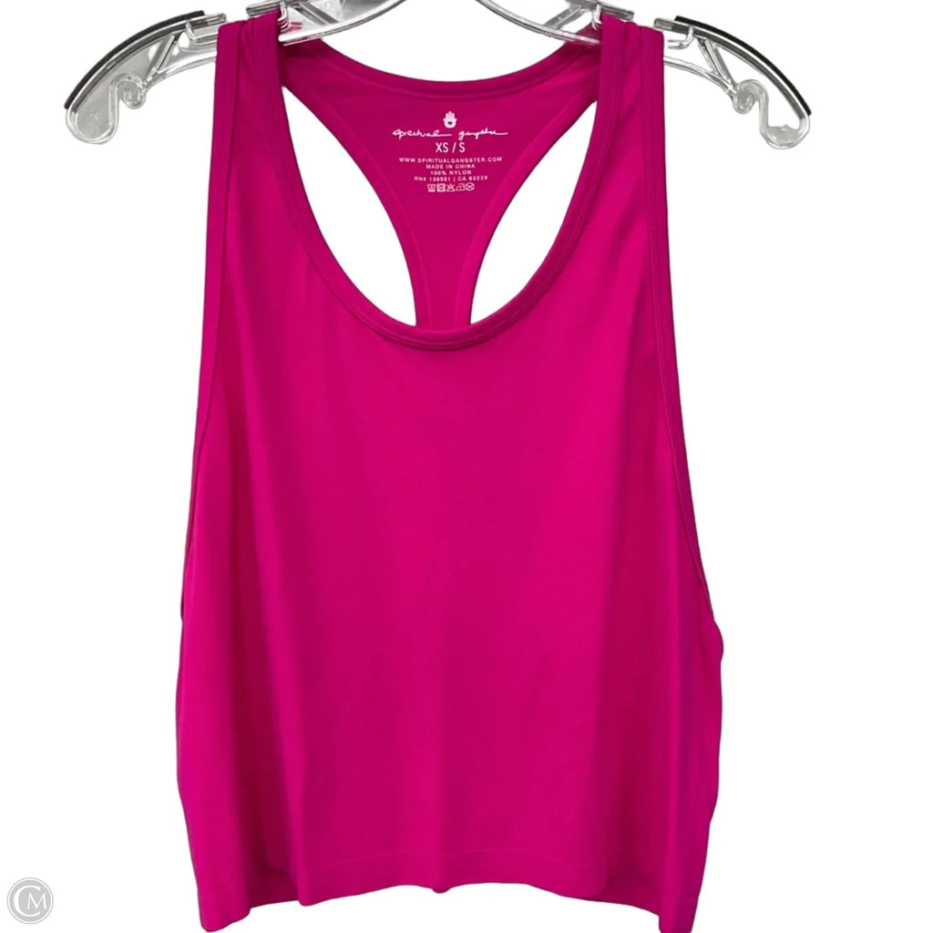 Athletic Tank Top By Spiritual Gangster In Pink, Size: S