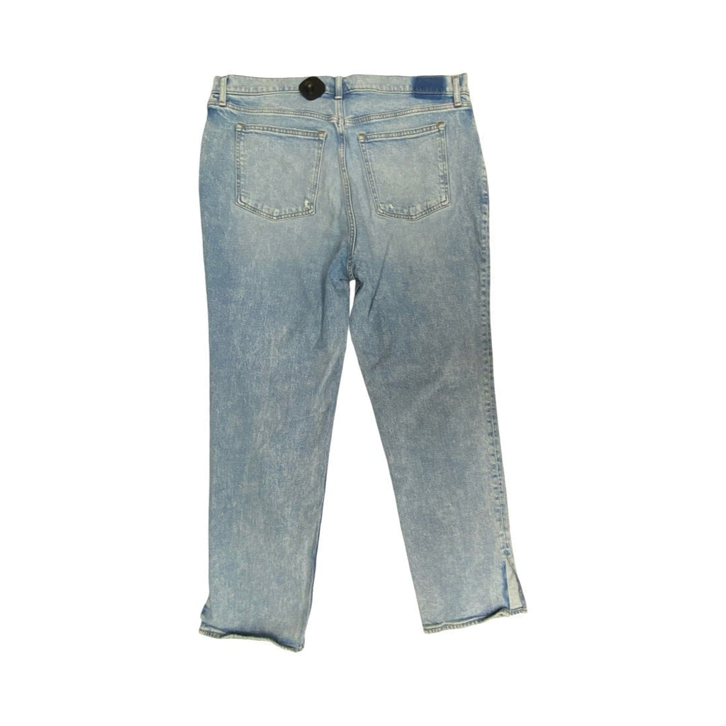 Jeans Straight By Abercrombie And Fitch In Blue Denim, Size:18