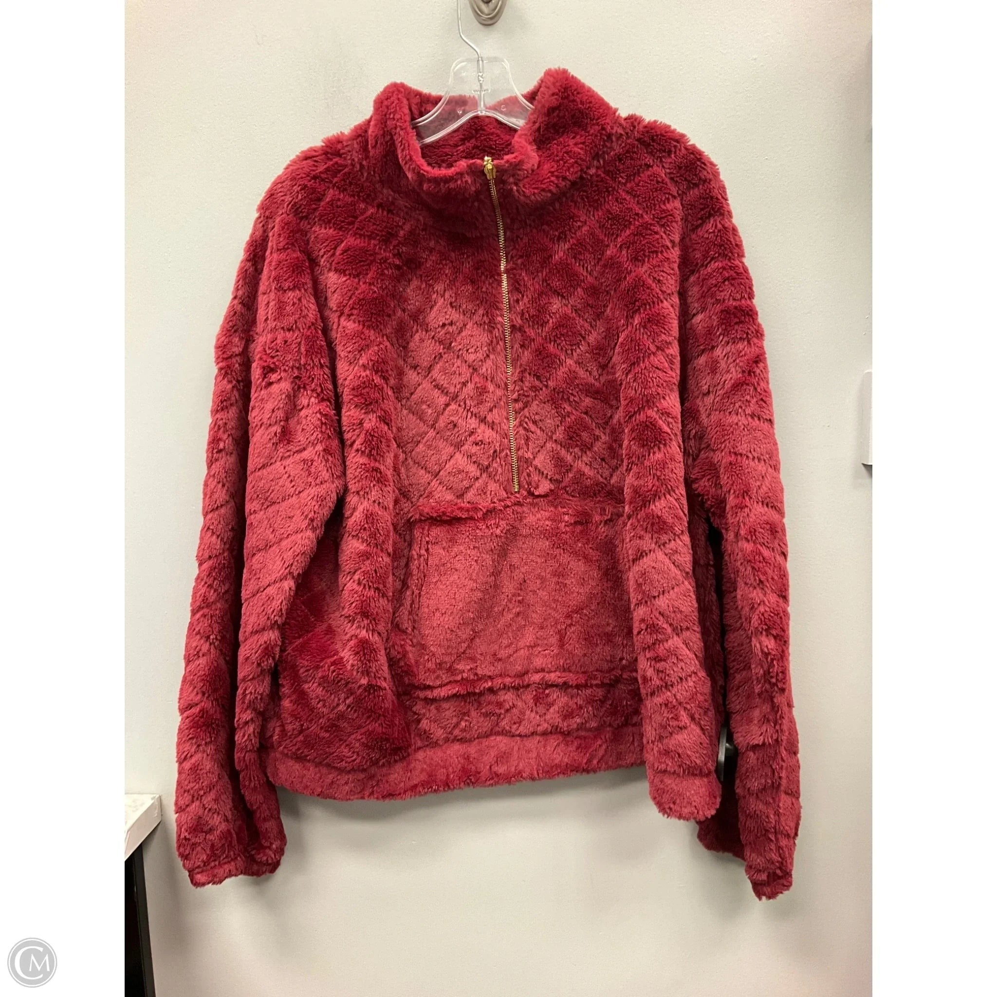 Sweatshirt Collar By No Boundaries In Red, Size: Xl