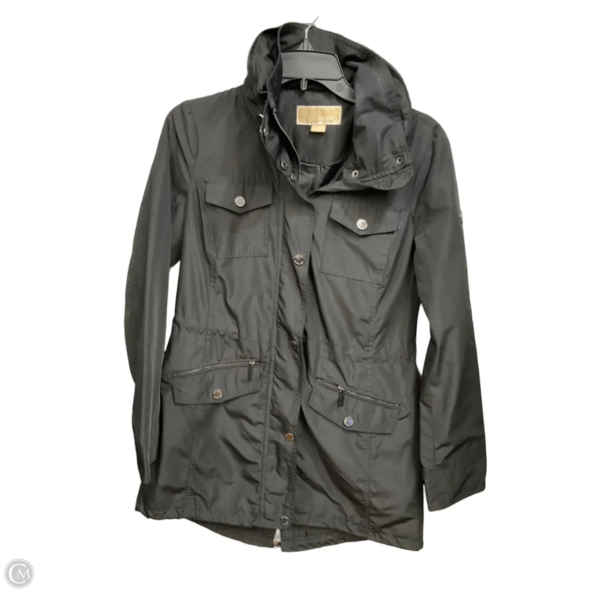 Jacket Windbreaker By Michael By Michael Kors In Black, Size: Xs