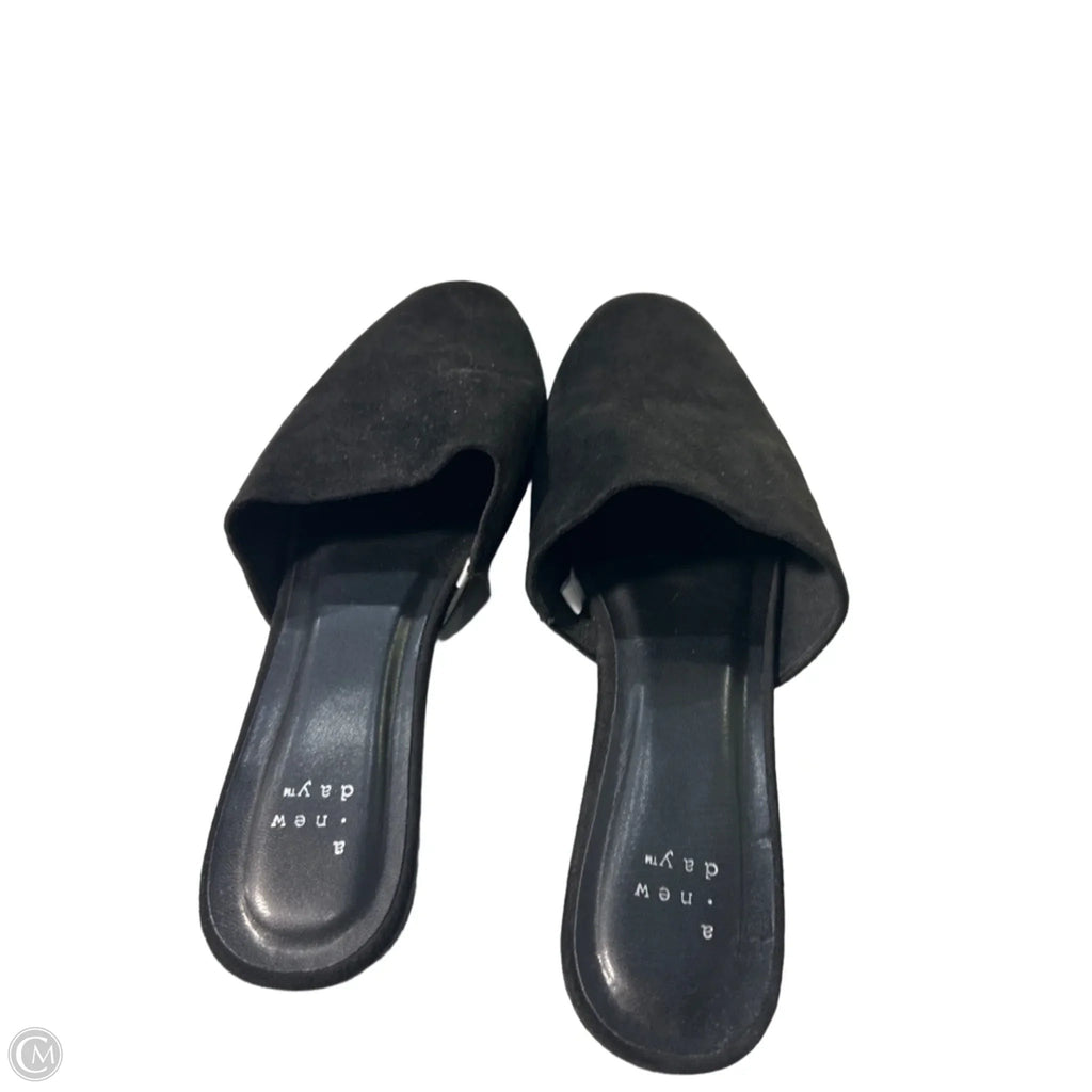 Shoes Flats By A New Day In Black, Size: 9.5