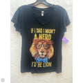 Top Short Sleeve By Next Level In Black, Size: Xl