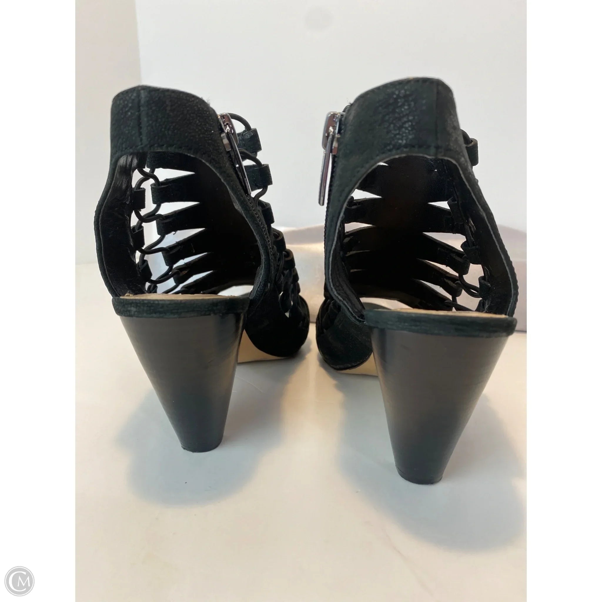 Sandals Heels Block By Vince In Black, Size: 8