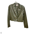 Jacket Moto Leather By Philosophy In Green, Size: S
