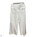 Jeans Wide Leg By Loft In White Denim, Size: 8