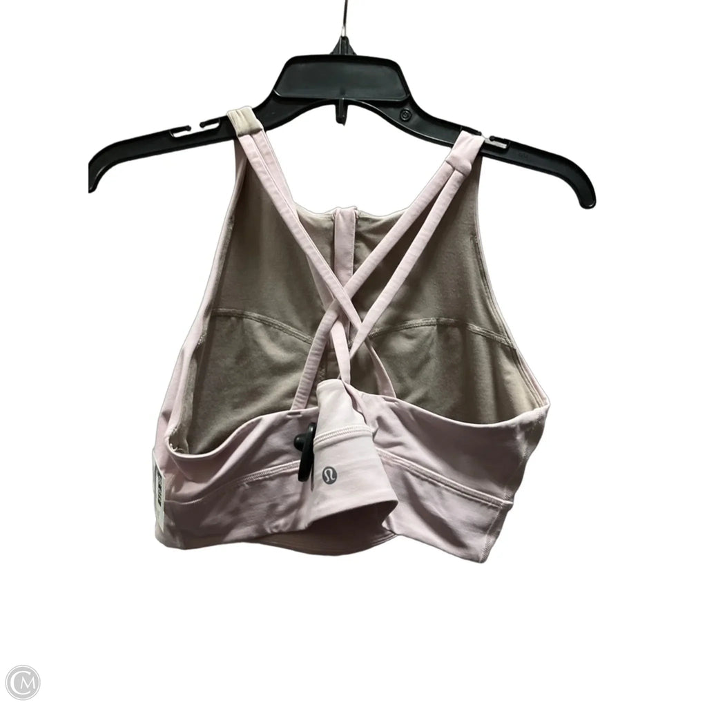 Athletic Bra By Lululemon In Pink, Size: 14