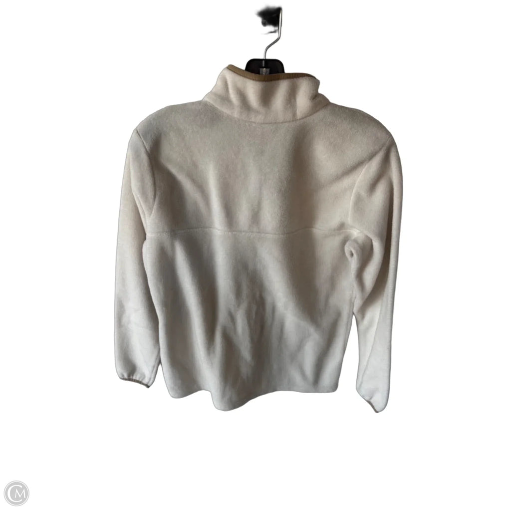 Jacket Fleece By Columbia In Cream & Tan, Size: S