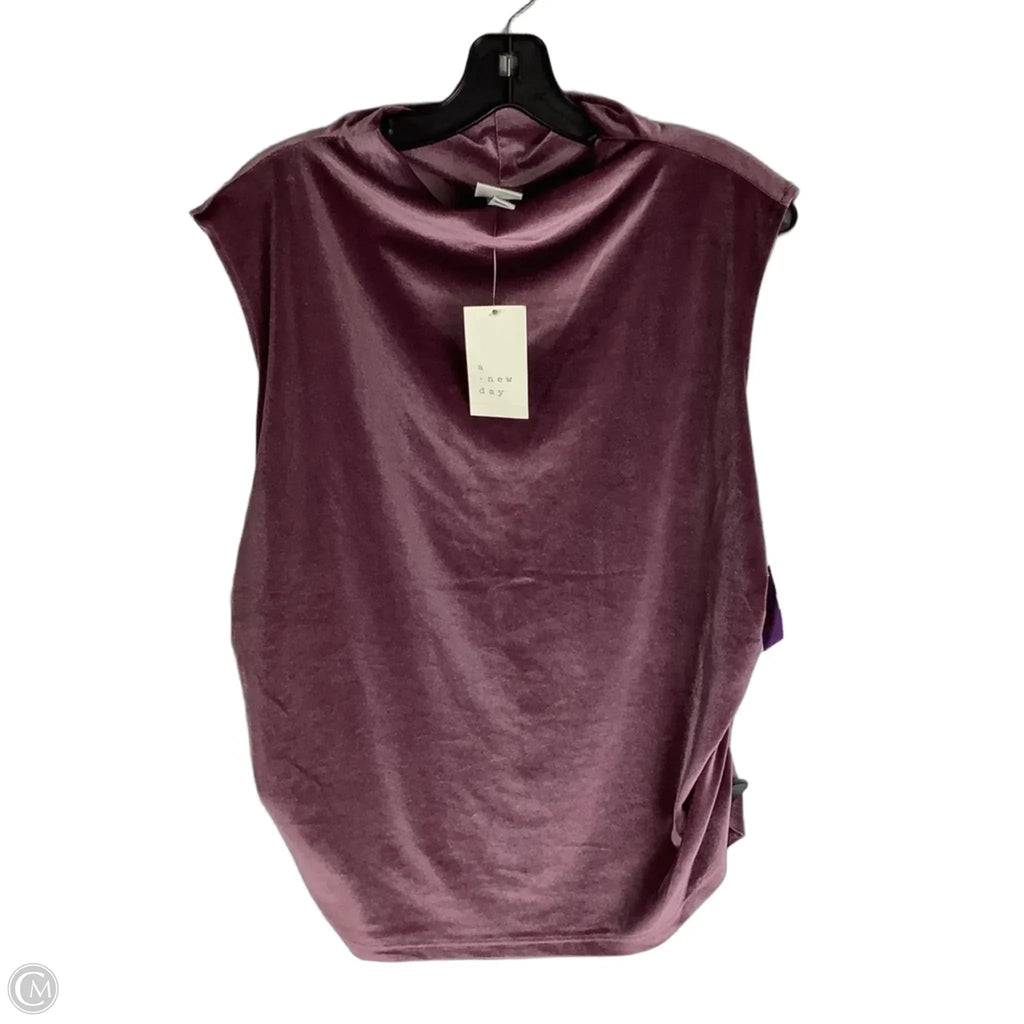 Top Sleeveless By A New Day In Purple, Size: Xxl