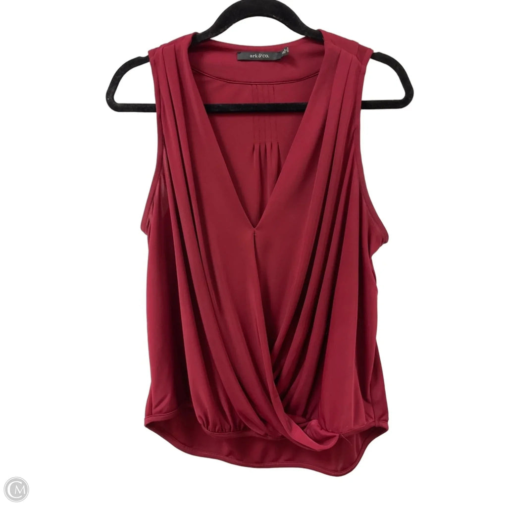 Top Sleeveless By Ark And Co In Red, Size: S