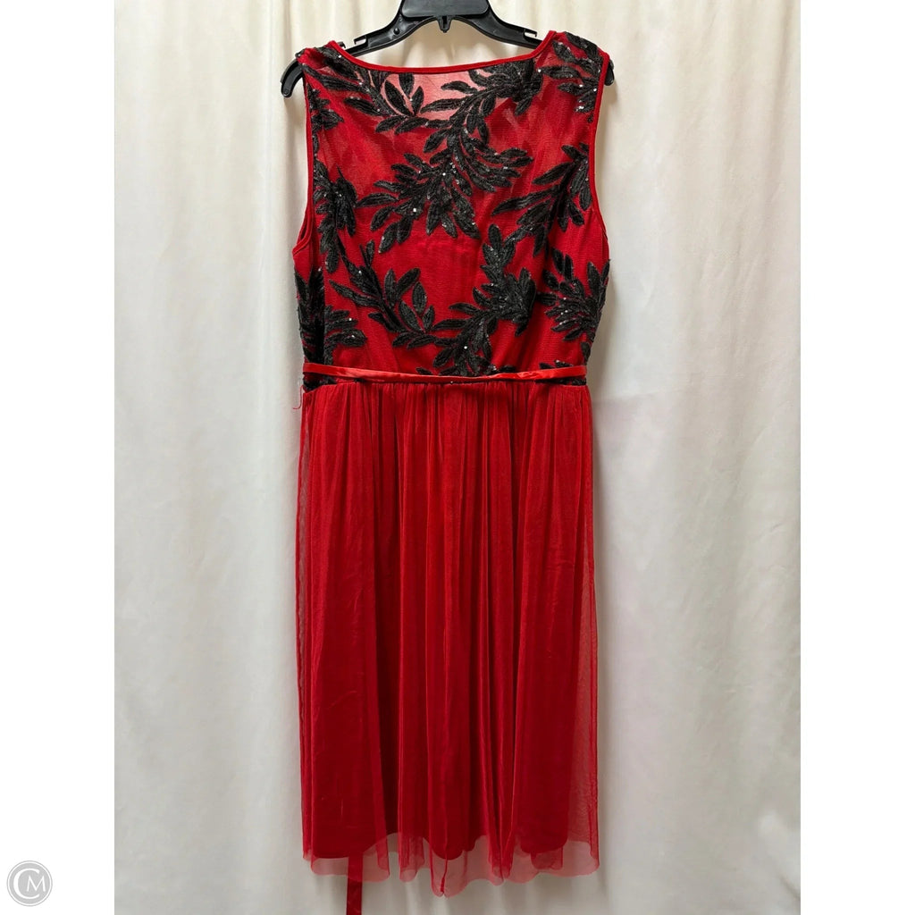 Dress Casual Midi By Clothes Mentor In Red, Size: 3x