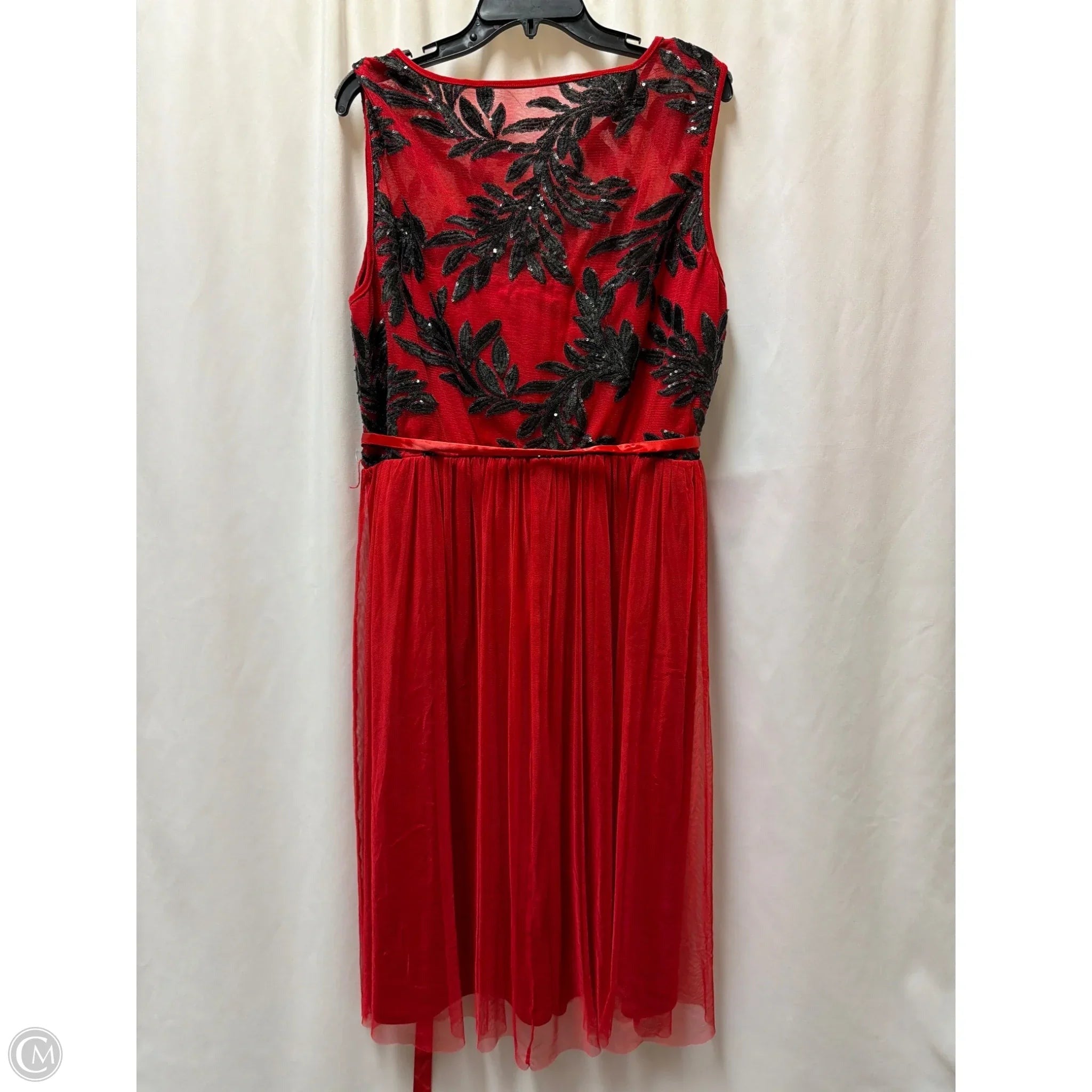Dress Casual Midi By Clothes Mentor In Red, Size: 3x