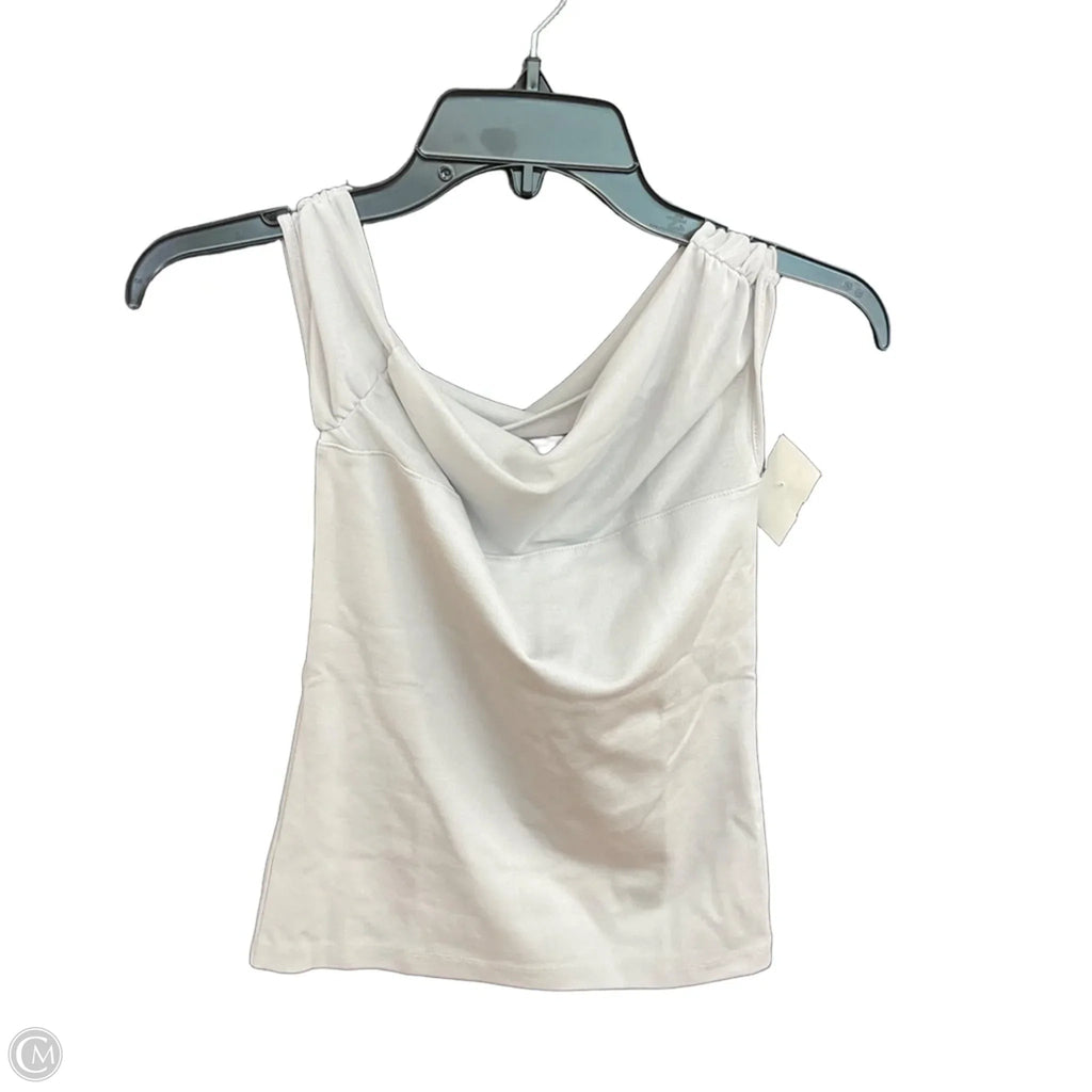 Top Sleeveless By Loft In Grey, Size: Xsp