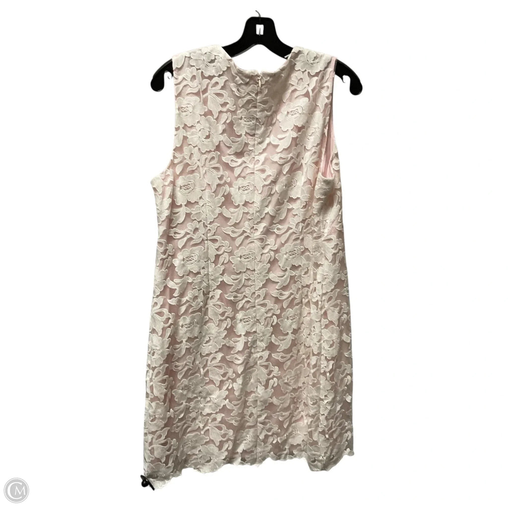 Dress Designer By Karl Lagerfeld In Pink, Size: 14