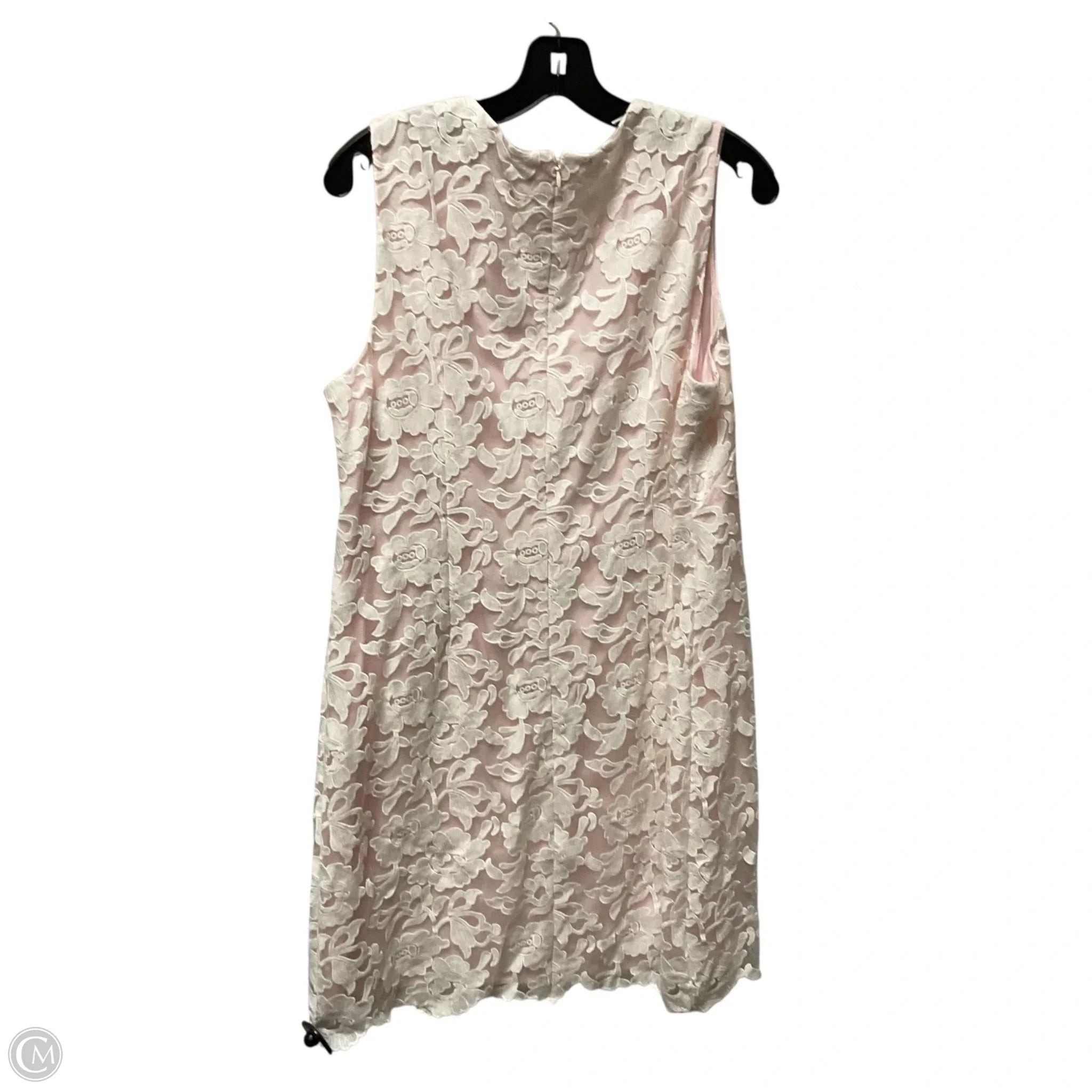 Dress Designer By Karl Lagerfeld In Pink, Size: 14