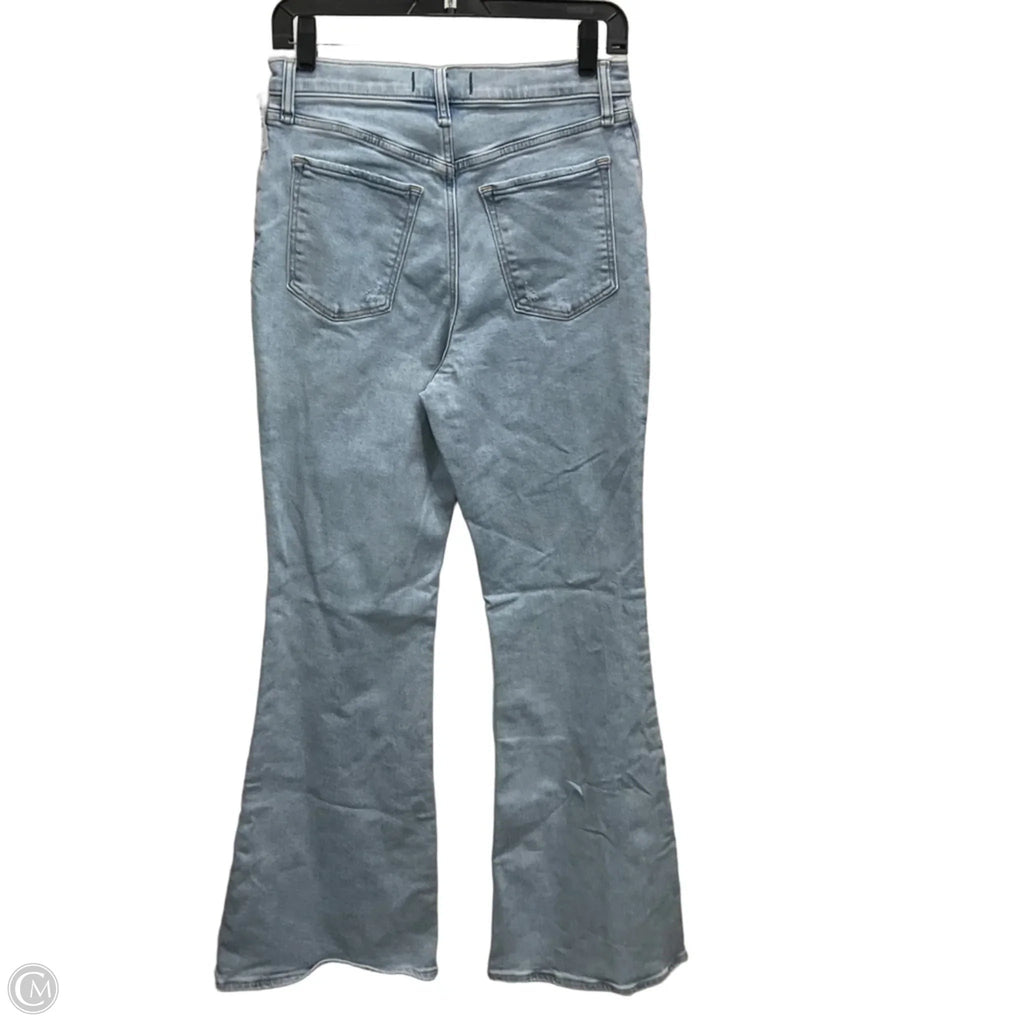 Jeans Flared By Abercrombie And Fitch In Blue Denim, Size: 8