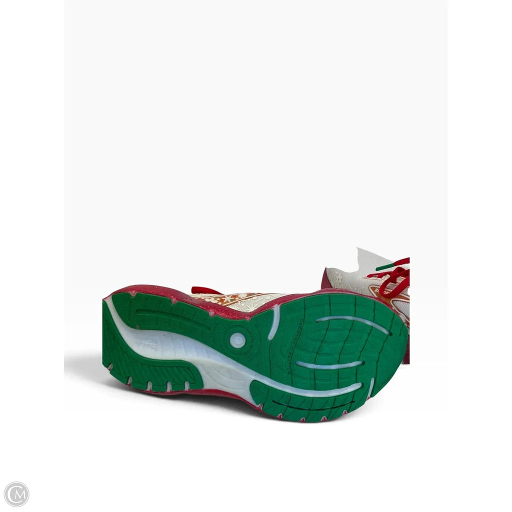Shoes Sneakers By Brooks In Red & White, Size: 8