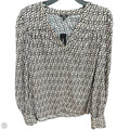 Top Long Sleeve By Express In Geometric Pattern, Size: M