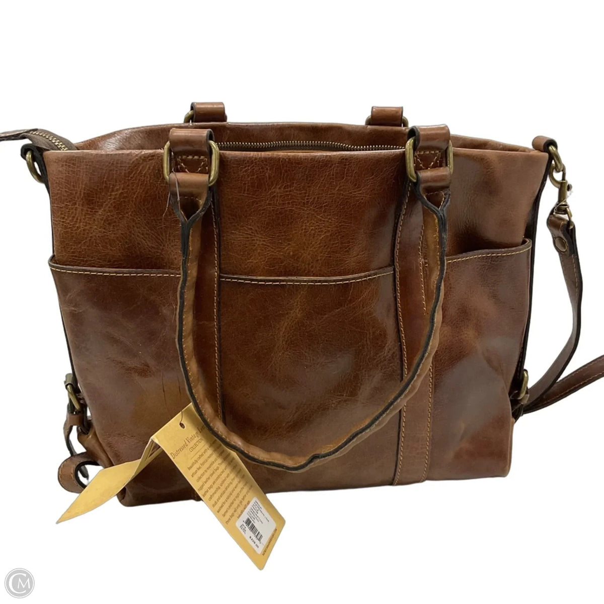 Handbag Leather By Patricia Nash, Size: Large