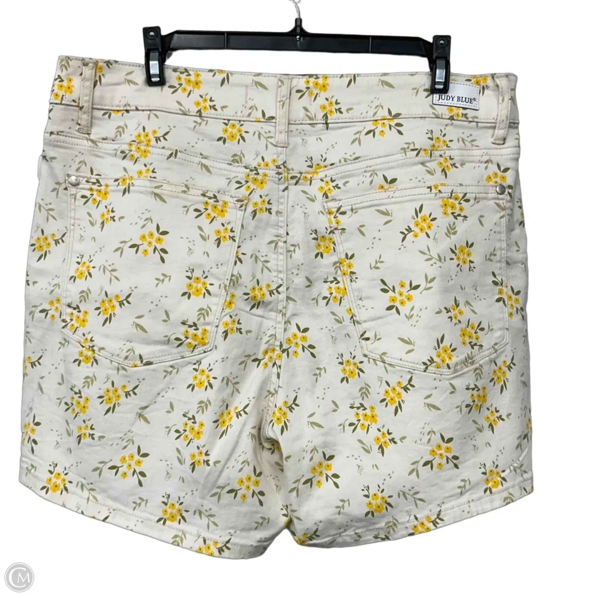 Shorts By Judy Blue In Floral Print, Size: 1x